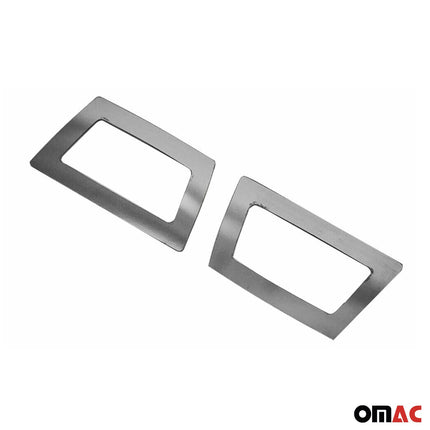 Blinkerrahmen Signalblende Seitenblinker für Opel Corsa 2014-2019 Chrom Dunkel