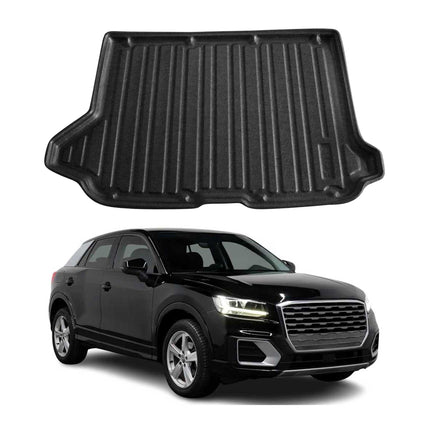 Kofferraumwanne Laderaumwanne für Audi Q2 2017-2026 Gummi TPE Schwarz