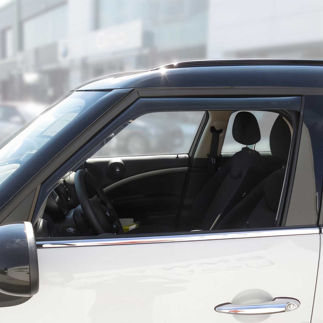 Windabweiser Regenabweiser für Mini Countryman F60 2010-2016 Dunkel Acryl 2tlg