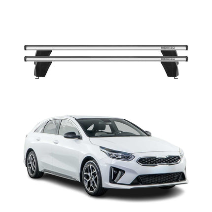 Menabo Dachträger Grundtäger für Kia Pro Ceed 2019-2026 75kg Alu Silber 2 tlg