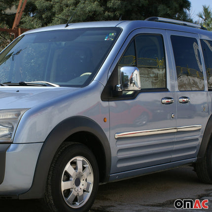 Spiegelkappen Spiegelabdeckung für Ford Tourneo Connect 2002-2009 Chrom ABS