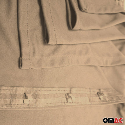 Autogardinen Heckklappe Maß Gardinen Camping Sonnenschutz Beige 160x180