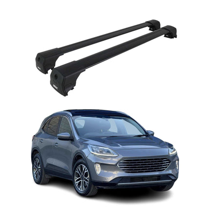 Dachträger Gepäckträger für Ford Kuga III 2019-2026 ABE Aluminium Schwarz