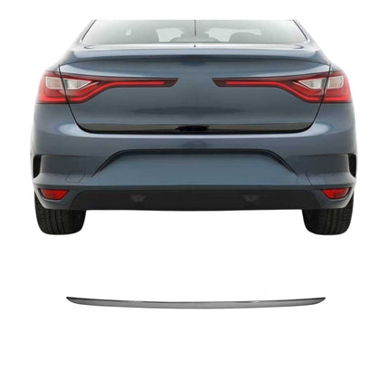 Kofferraumleiste Heckleiste Chrom für Renault Megane 2016-2020 Limo Dunkel