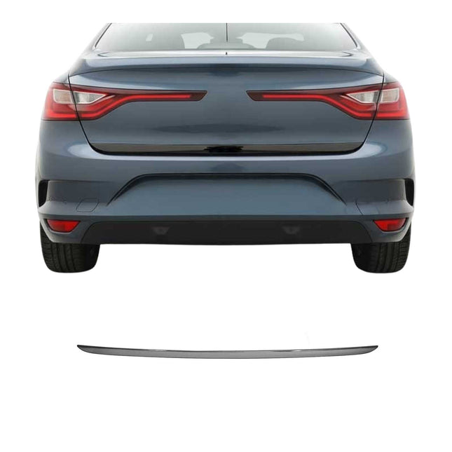 Kofferraumleiste Heckleiste Chrom für Renault Megane 2016-2020 Limo Dunkel