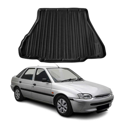 Kofferraumwanne Laderaumwanne für Ford Escort 1993-1997 Gummi TPE Schwarz