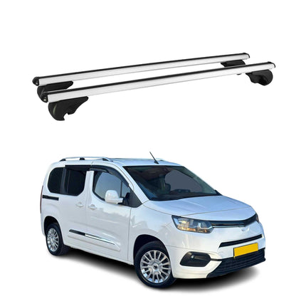 Dachträger Grundtäger für Toyota Proace City 2019-2026 75kg Alu Grau 2 tlg