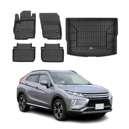 OMAC Fußmatten & Kofferraumwanne für Mitsubishi Eclipse Cross 2018-2026 Gummi