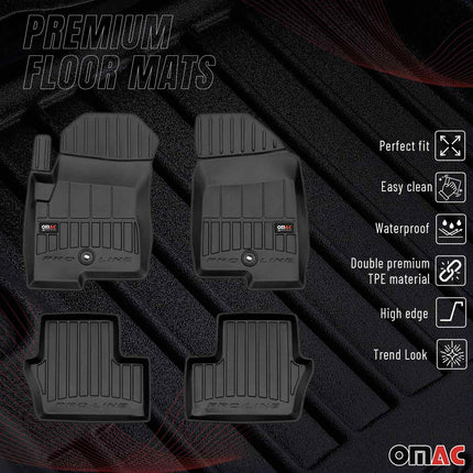 OMAC Gummi Fußmatten für Jeep Compass MK49 / Patriot 2006-2017 Premium TPE 4tlg