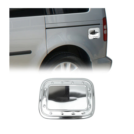 Tankdeckel Blenden Tankverschluss für VW Caddy 2003-2015 Edelstahl Chrom Chrom