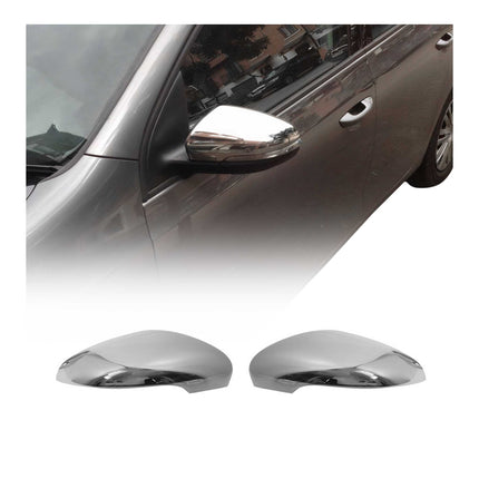 Spiegelkappen Spiegelabdeckung für VW Golf 2008-2014 Edelstahl Chrom 2tlg