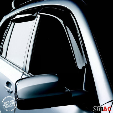 Windabweiser Regenabweiser für VW Touareg 2018-2026 Dunkel Acryl 4tlg