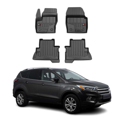 OMAC Gummi Fußmatten für Ford Kuga II 2012-2019 Premium TPE 3D Automatten 4tlg