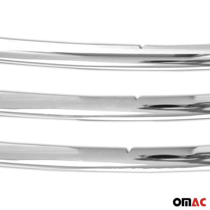 Kühlergrill Leisten Grillleisten für Hyundai i30 2012-2017 Edelstahl Chrom 3tlg