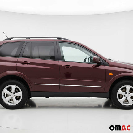 Seitentürleiste Türschutzleiste für Ssangyong Kyron 2007-2014 Chrom Edelstahl 4x