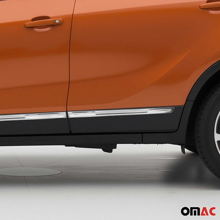 Seitentürleiste Türleisten Türschutzleisten für Chevrolet Trax Edelstahl 4x