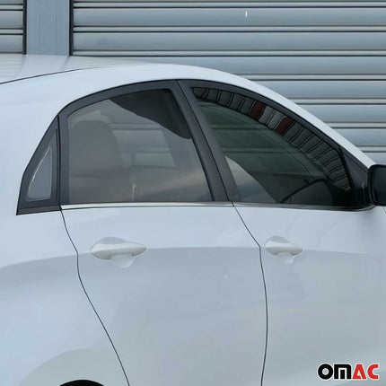 Fensterleisten Zierleisten für Hyundai i30 Schrägheck 2006-11 Edelstahl Chrom 4x