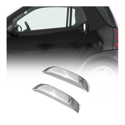 Chrom Türgriff Blende für Smart ForTwo 1998-2007 2-Tür Edelstahl 2tlg