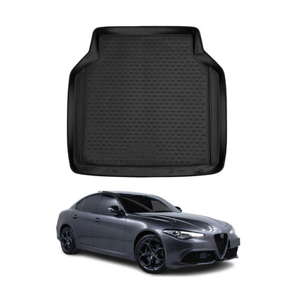 Kofferraummatte Kofferraumwanne für Alfa Romeo Giulia 2015-2026 Gummi TPE