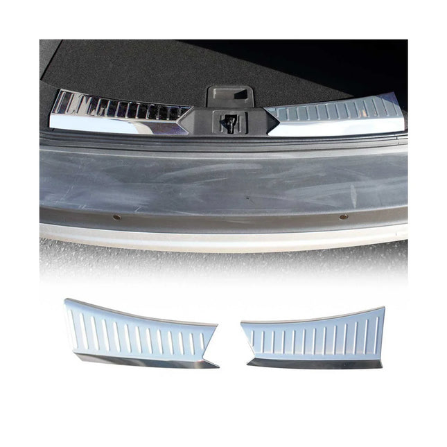 Innen Ladekantenschutz Stoßstange für Ford Kuga 2013-2016 Edelstahl Chrom 2tlg