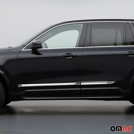 Seitentürleiste Türleisten Türschutzleiste für BMW 5er G30 2017-2024 Chrom 4x
