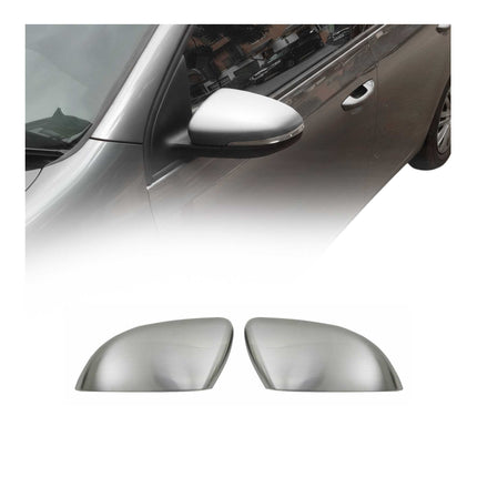 Spiegelkappen Spiegelabdeckung für VW Golf 2008-2012 Edelstahl Matt 2tlg