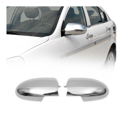 Spiegelkappen Spiegelabdeckung für Hyundai Accent mk3 2005-2010 Limo Chrom ABS