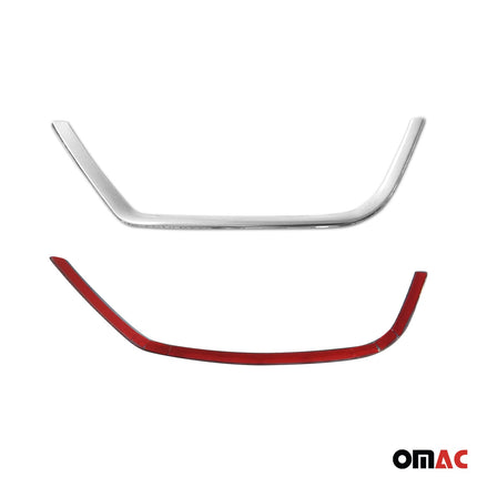 Reflektor Blenden Reflektorleiste für Ford Focus 2008-2011 Edelstahl Chrom 2tlg