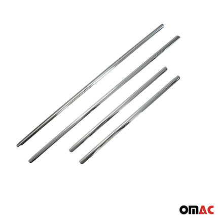 Fensterleisten Zierleisten für VW Amarok 2010-2021 Edelstahl Chrom 4tlg