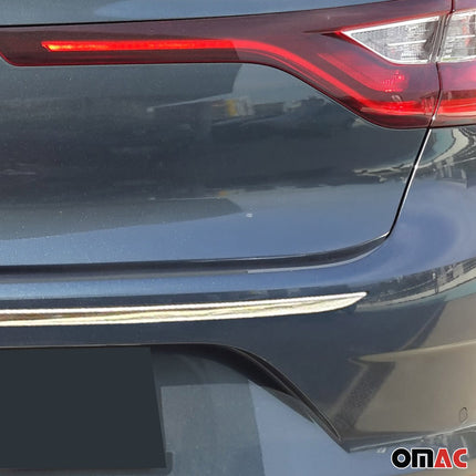 Kofferraumleiste Heckleiste für Renault Megane 2016-2022 Untere Chrom Edelstahl