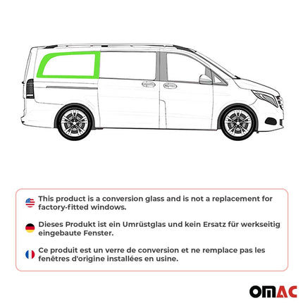 Seitenfenster Sicherheitsglas für Mercedes-Benz W447 2014-2026 Rechts L3