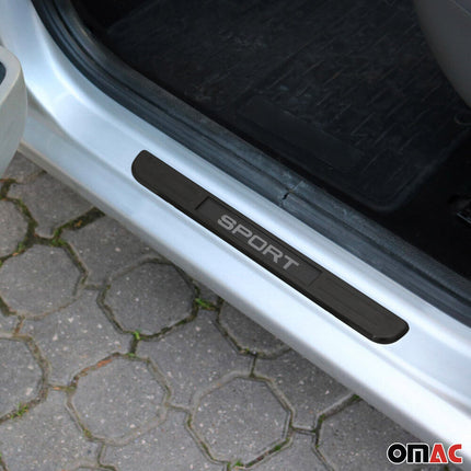 Einstiegsleisten Türschweller für Citroen C3 2002-2009 Chrom Gebürstet Dunkel 4x