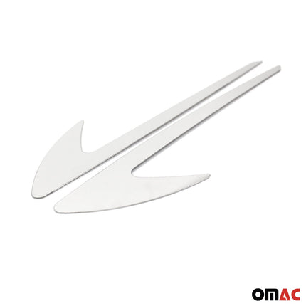 Seitendekor Autodecor für Opel Corsa D 2006-2014 Edelstahl Chromdecor 2tlg
