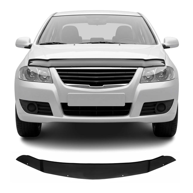 Motorhaube Deflektor Insektenschutz für Nissan Almera B10 2006-2010 Dunkel