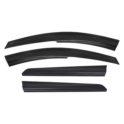 4x Windabweiser Regenabweiser für Dacia Duster 2010-2017 Acryl Dunkel