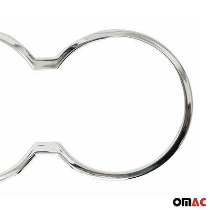 Getränkehalter Rahmen Cupholder für Hyundai ix35 2010-2015 Edelstahl Chrom