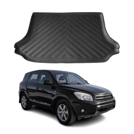 Kofferraumwanne Laderaumwanne für Toyota RAV4 2006-2012 Gummi TPE Schwarz