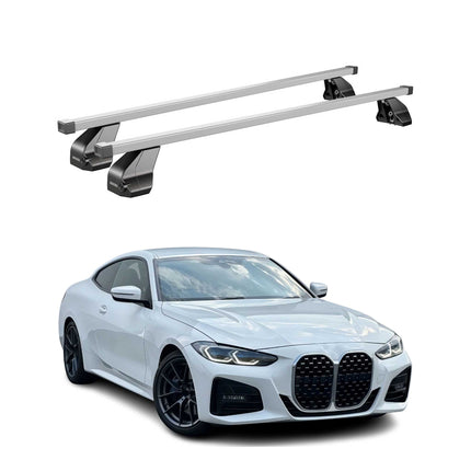 Menabo Dachträger Grundträger für BMW 4er G26 Gran Coupe 2020-26 ABE Stahl Grau