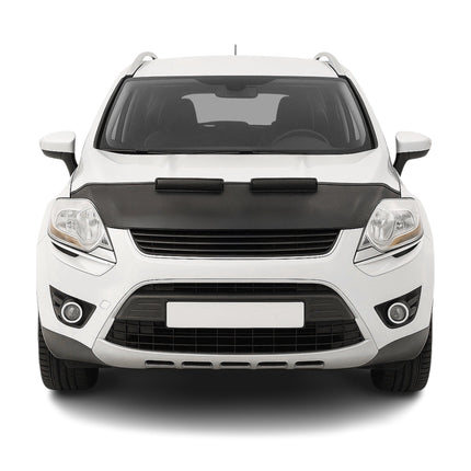Haubenbra Steinschlagschutz Bonnet Bra für Ford Kuga I 2008-2012 Schwarz Halb