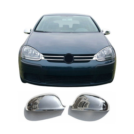 Spiegelkappen Spiegelabdeckung für Seat Alhambra 2004-2010 Edelstahl Chrom 2tlg