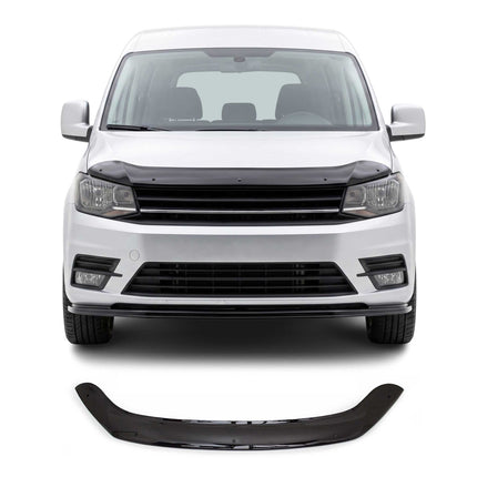 Motorhaube Deflektor Insekten Steinschlagschutz für VW Caddy 2015-2020 Dunkel