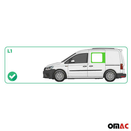 Seitenfenster Sicherheitsglas für VW Caddy 2003-2020 Vorne Fenster Links L1