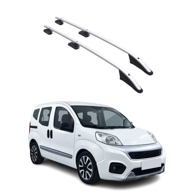 Alu Dachreling Querträger für Fiat Fiorino & Fiat Qubo 2008-2019 ABE Grau