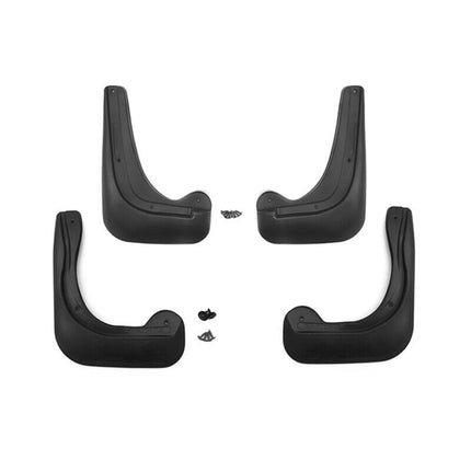 Schmutzfänger Kotflügel für Peugeot 408 2010-2026 Kunststoff Schwarz 4tlg