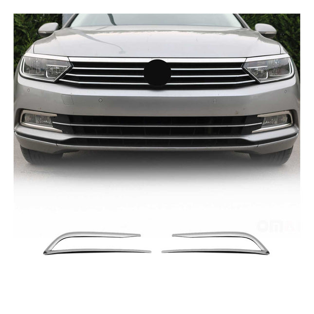 Nebelscheinwerfer Rahmen Chrom für VW Passat B8 3G 2015-2021 Edelstahl 2x