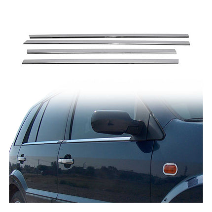 Fensterleisten Zierleisten für Ford Fusion 2002-2012 Fenster Edelstahl Chrom 4x