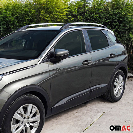 Dachreling + Dachträger Satz für Ford Kuga II 2012-2019 Alu Grau 4x