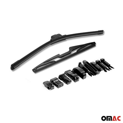 Scheibenwischer Vorne + Hinten Set für Peugeot 107 2005-2014