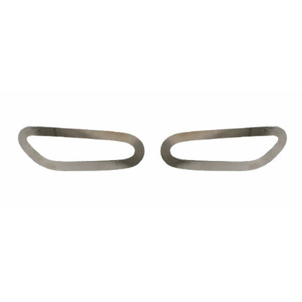 Blinkerrahmen Signalblende Seitenblinker für BMW 1er E81 2004-2013 Edelstahl 2x