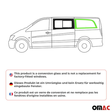 Seitenfenster Sicherheitsglas für Mercedes Vito W639 2003-2014 Vorne Links L2